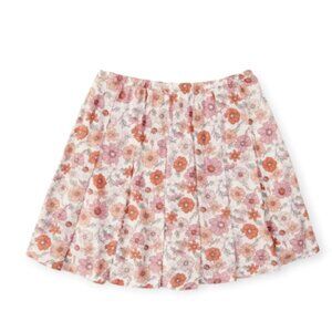 Abercrombie Floral Pleated Skort